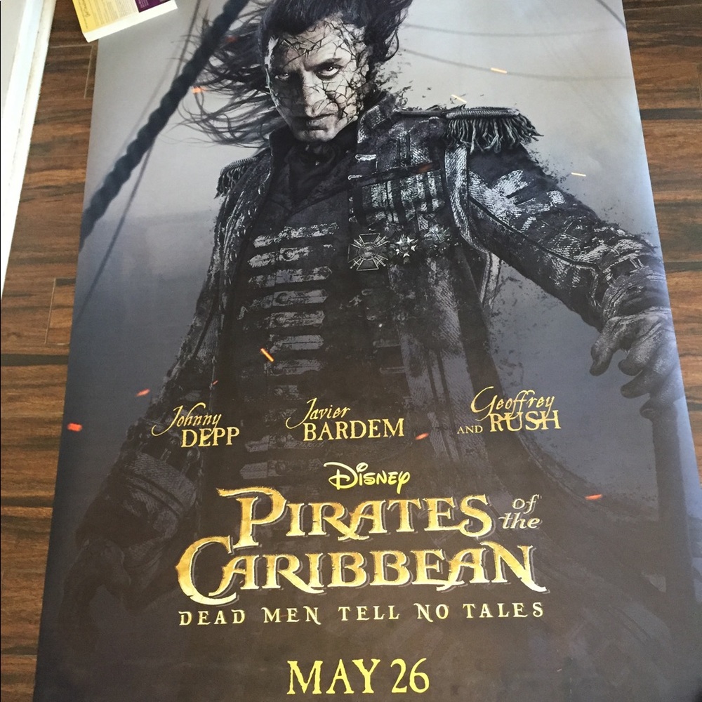 HUGE 4x6feet movie poster - Pirates of the Caribbean